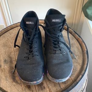 NOBULL HIGH-TOP BLACK WILD TRAINER UNISEX (MENS 10.5)